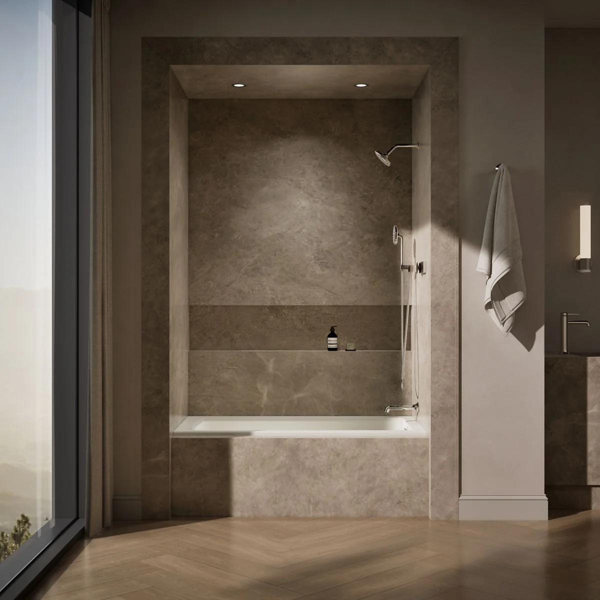 KOHLER K-1946-RW Archer 60" x 30" alcove bath with Bask heated surface, right drain - Image 21