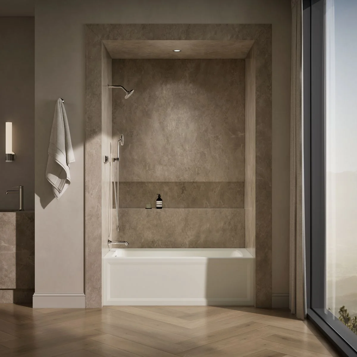 KOHLER K-1946-LA Archer 60" x 30" alcove bath, left drain - Image 12