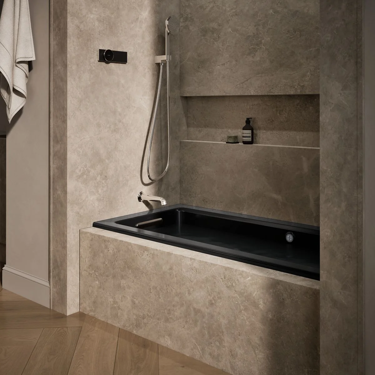 KOHLER K-1947-LW Archer 60" x 30" alcove whirlpool bath with Bask heated surface, left drain - Image 14