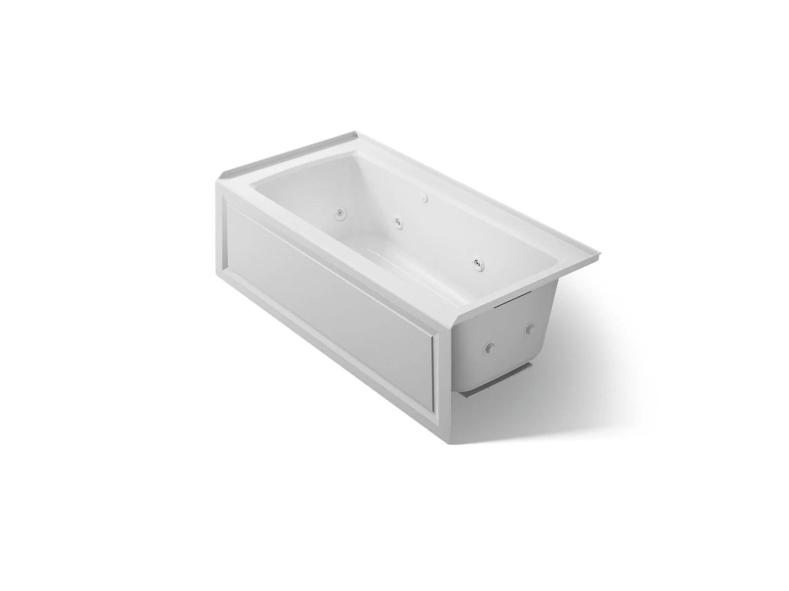 KOHLER K-1947-RAW Archer 60" x 30" alcove whirlpool bath with Bask heated surface, right drain - Image 12