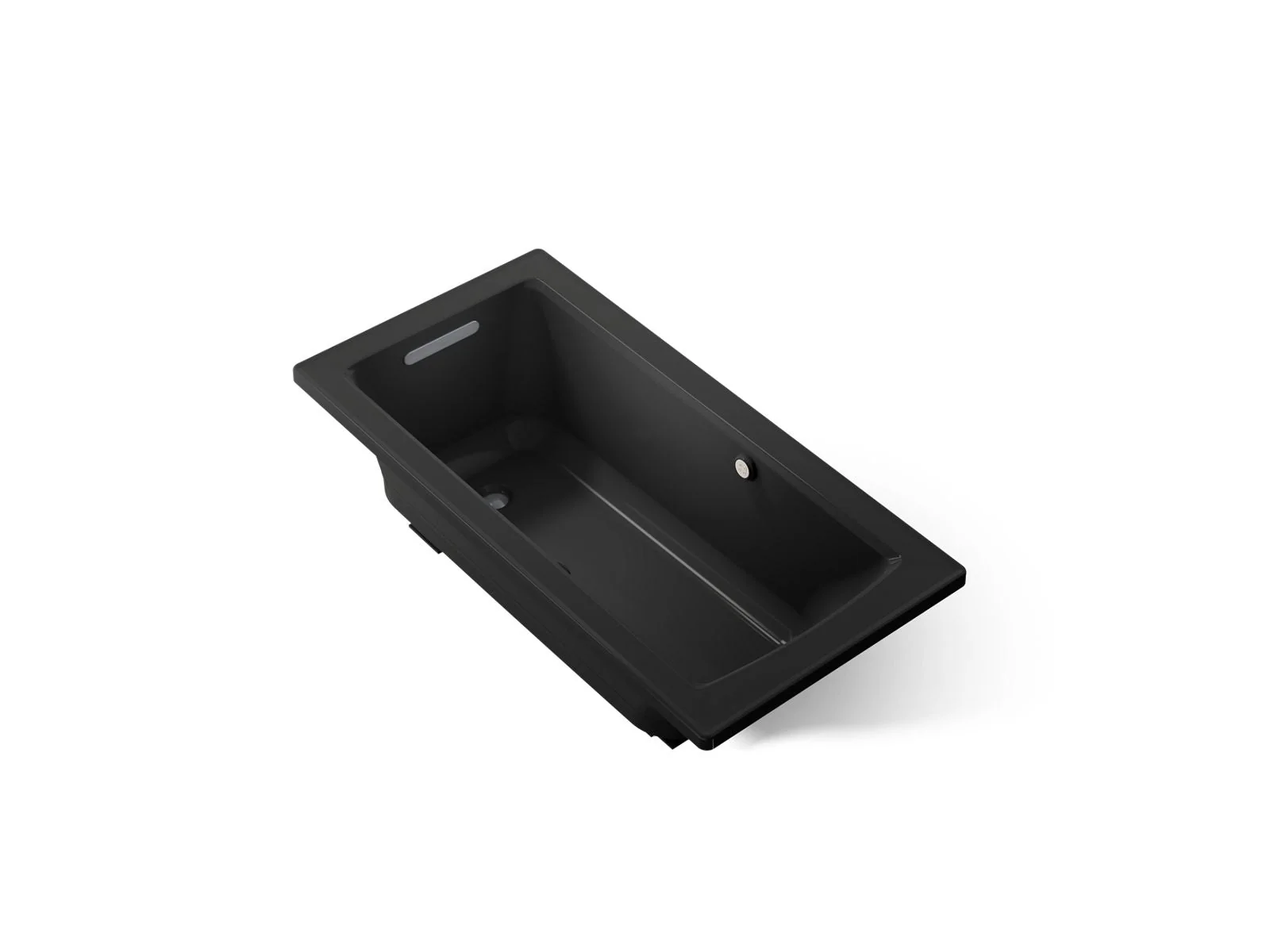 KOHLER K-1947-GHW Archer 60" x 30" drop-in Heated BubbleMassage air bath with Bask heated surface - Image 22