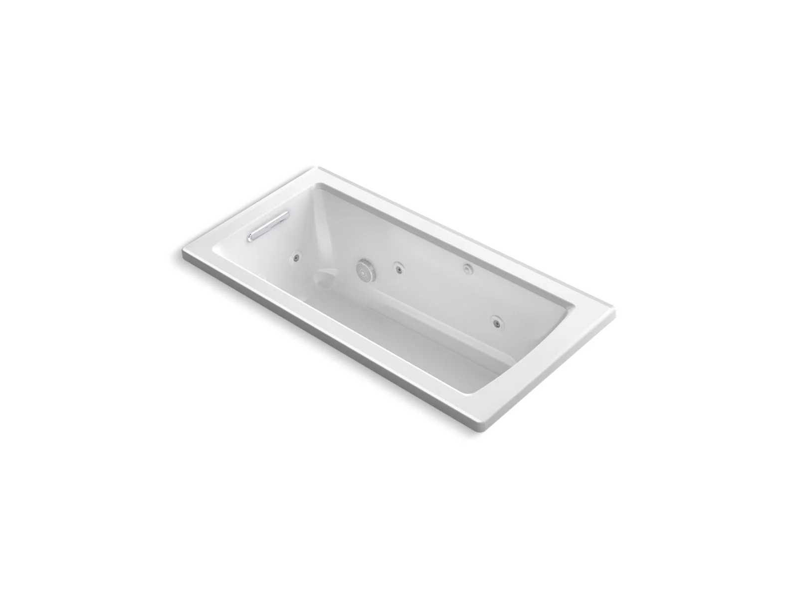 KOHLER K-1947 Archer 60" x 30" drop-in whirlpool bath