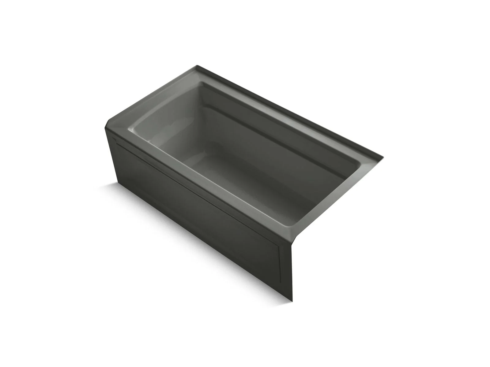 KOHLER K-1123-RAW Archer 60" x 32" alcove bath with Bask heated surface, right drain - Image 2