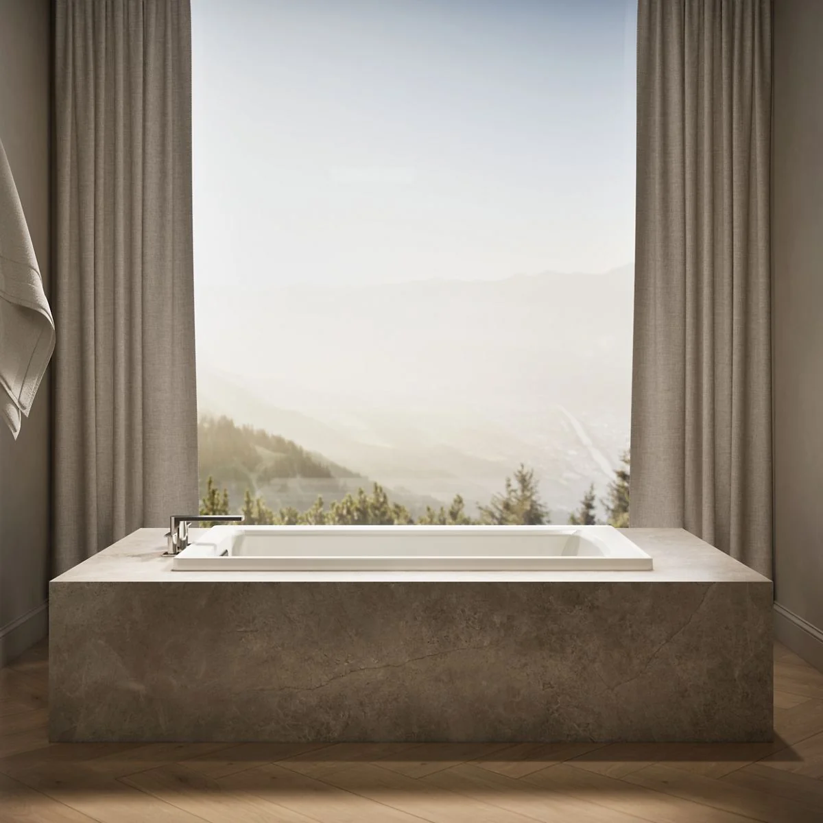 KOHLER K-1123 Archer 60" x 32" drop-in bath - Image 16