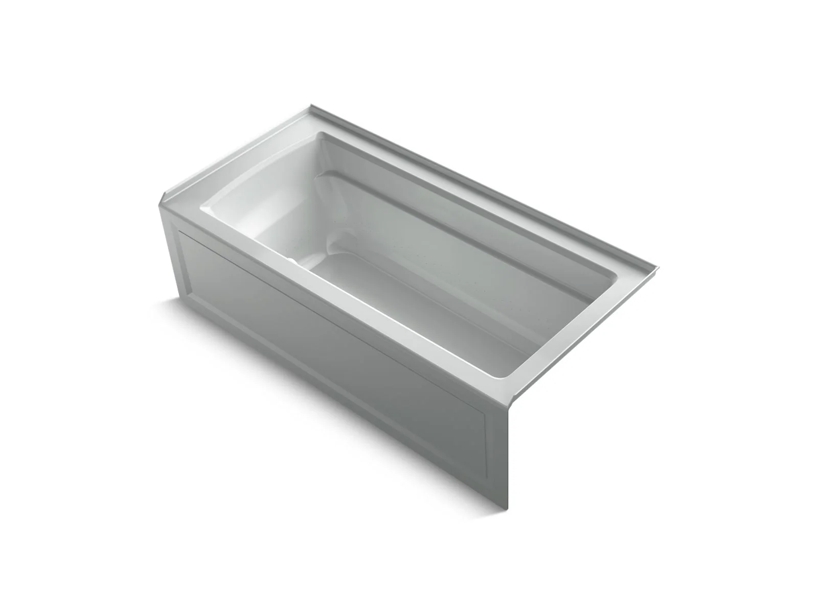 KOHLER K-1949-GHRAW Archer 66" x 32" alcove Heated BubbleMassage air bath with Bask heated surface, right drain - Image 4