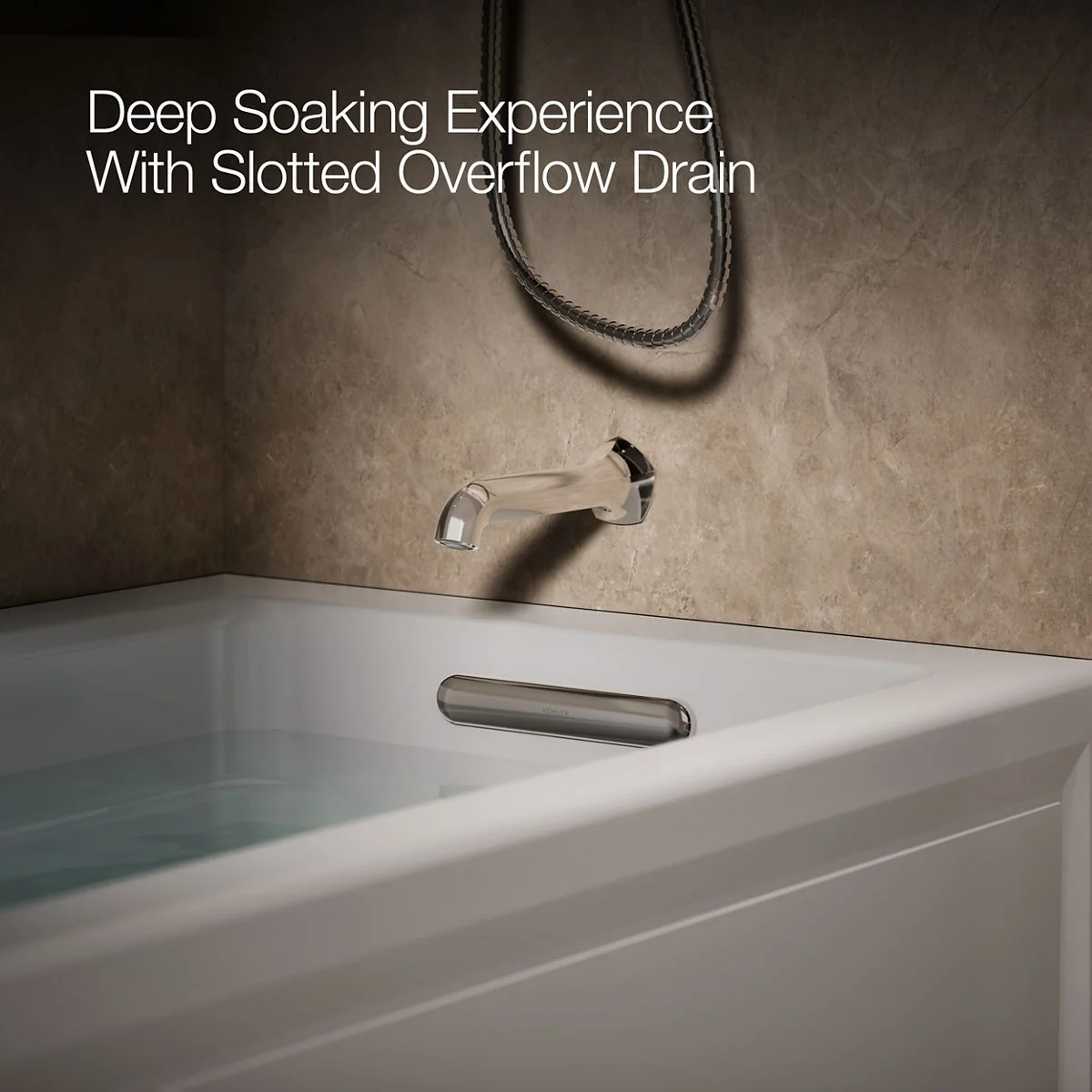 KOHLER K-1949-GHRA Archer 66" x 32" alcove Heated BubbleMassage air bath, right drain - Image 20