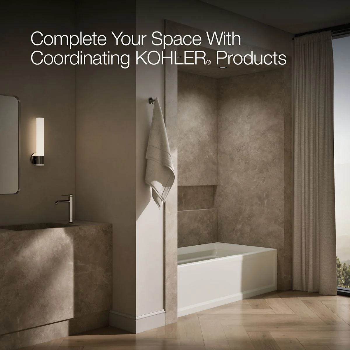 KOHLER K-1125-LAW Archer 72" x 36" alcove bath with Bask heated surface, left drain - Image 25