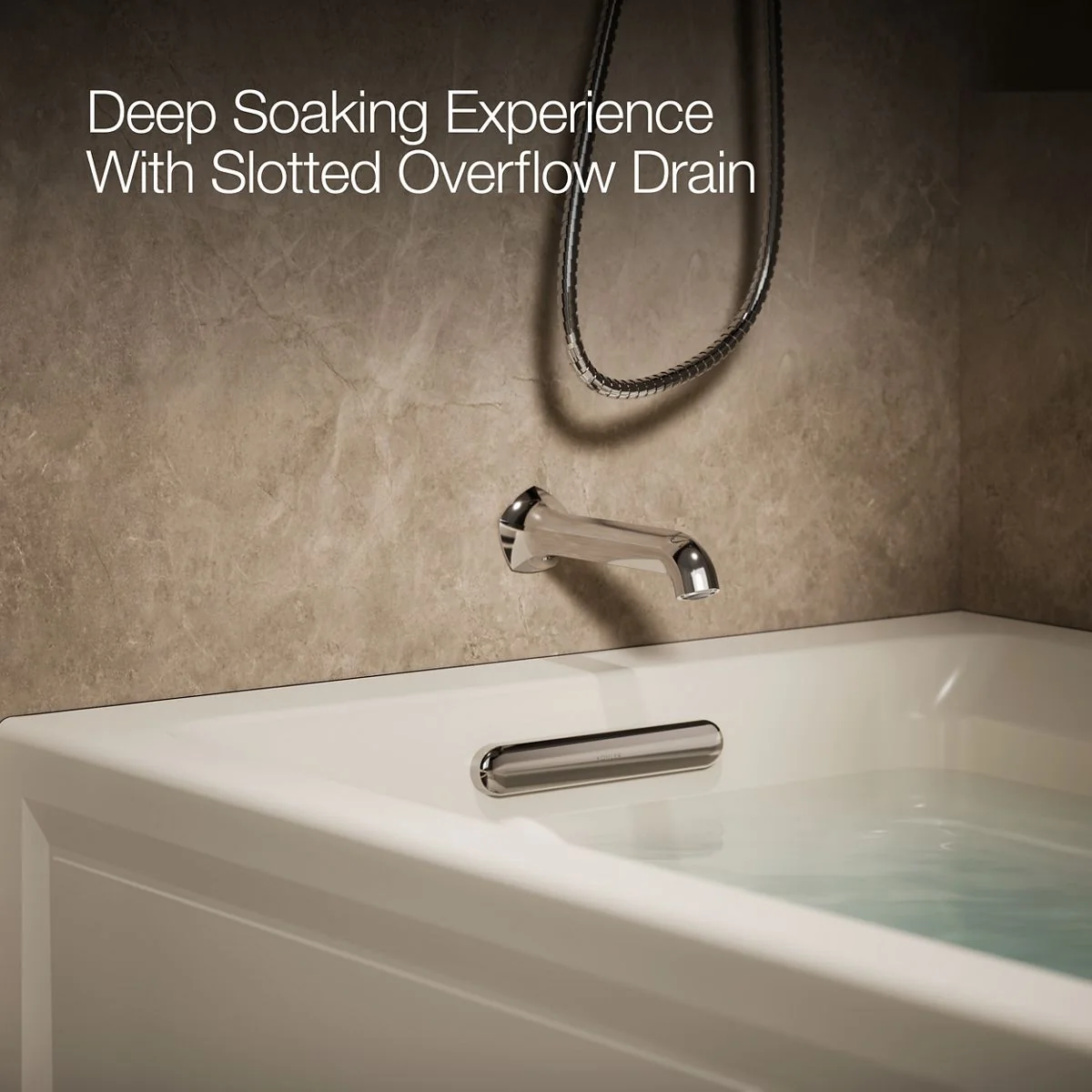KOHLER K-1124-GHLA Archer 72" x 36" alcove Heated BubbleMassage air bath, left drain - Image 25