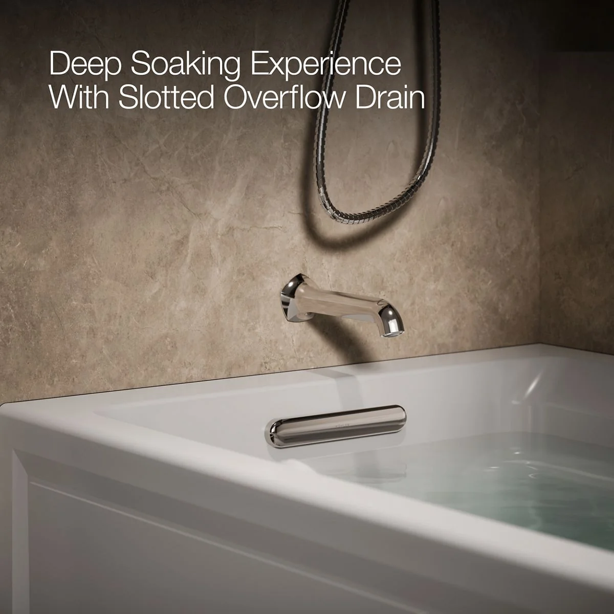 KOHLER K-1124-XGHLA Archer 72" x 36" alcove Heated BubbleMassage air bath and whirlpool, left drain - Image 15