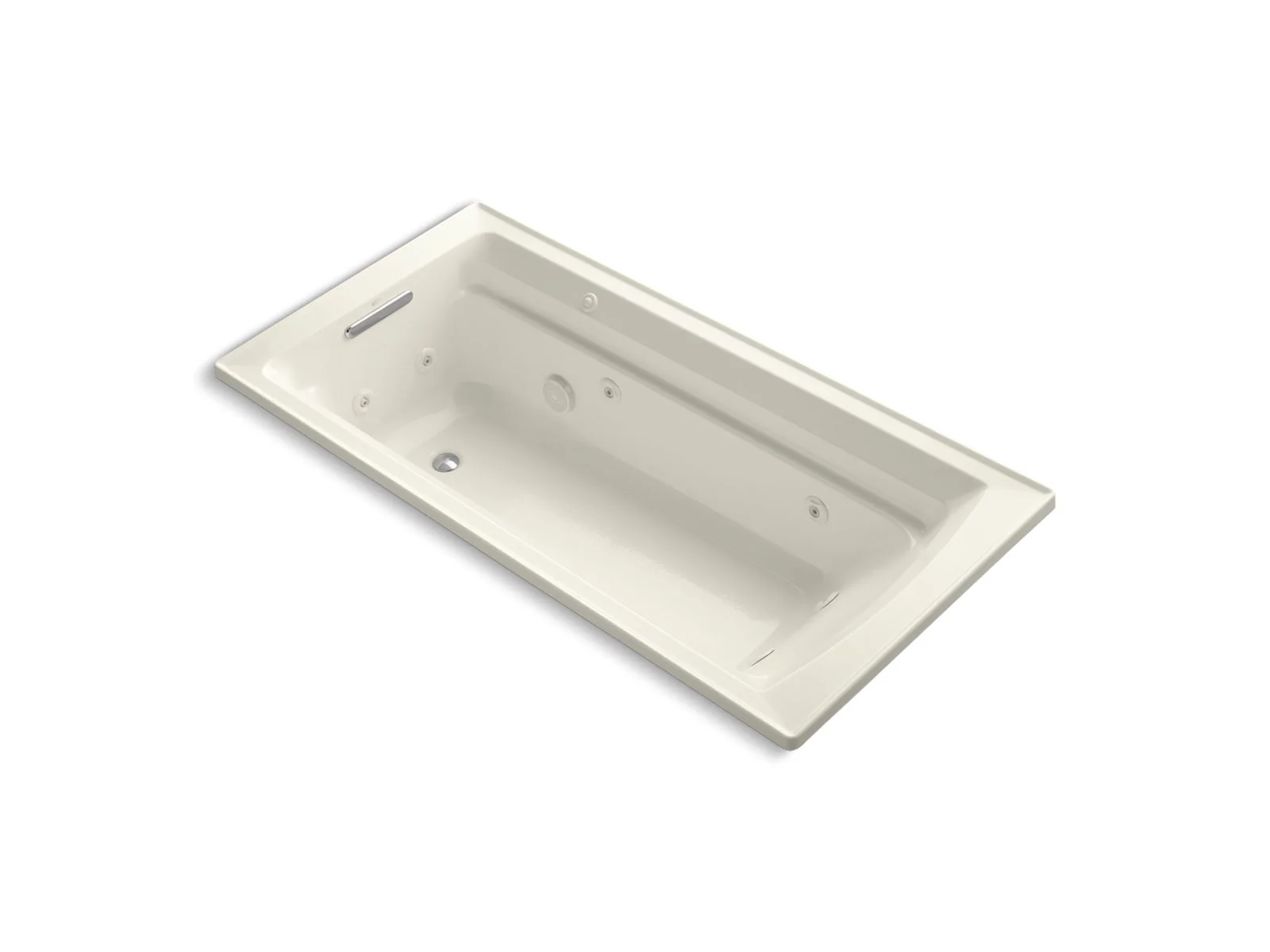 KOHLER K-1124 Archer 72" x 36" drop-in whirlpool bath - Image 5