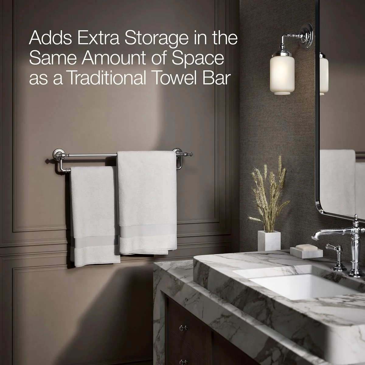 KOHLER K-72570 Artifacts 24" double towel bar - Image 38