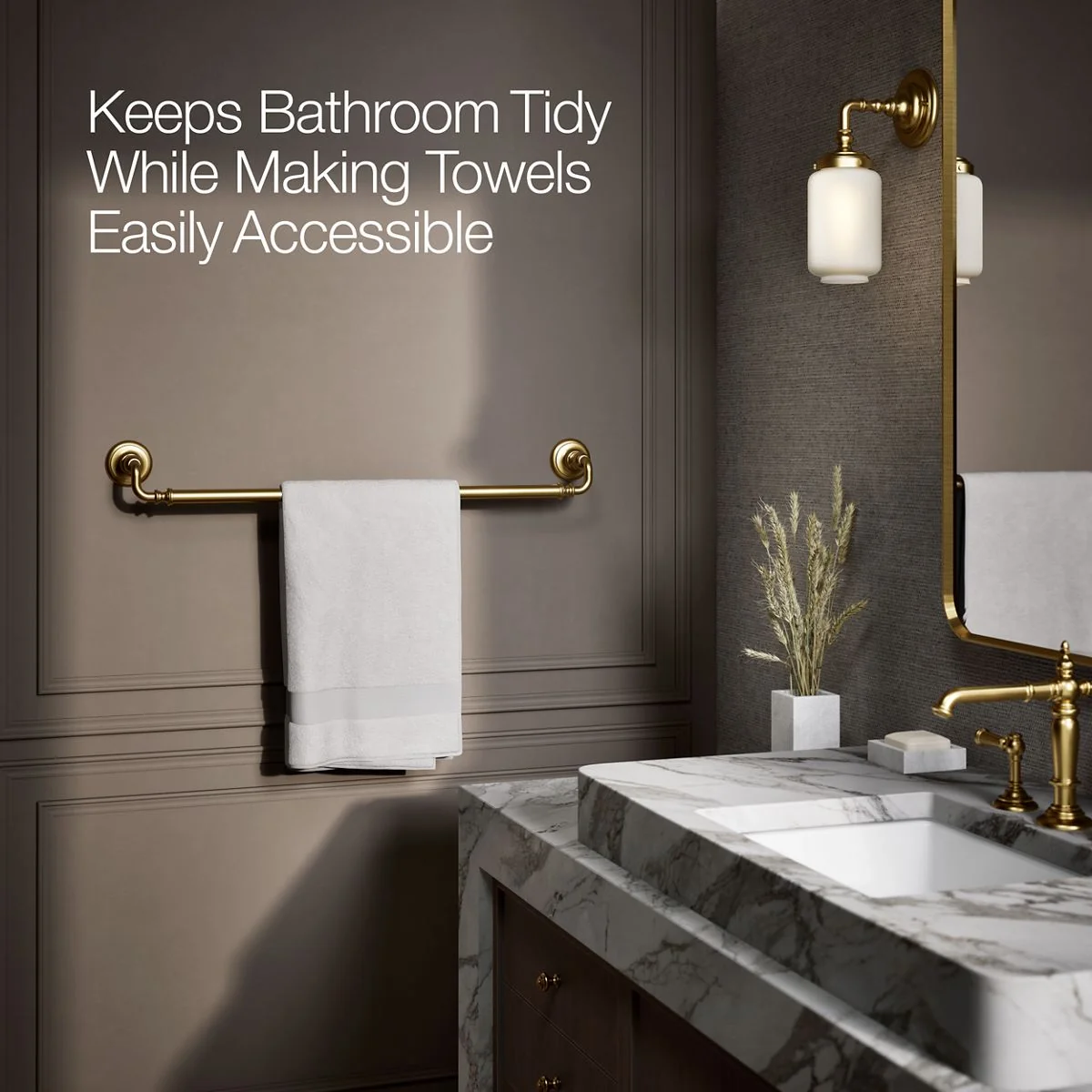 KOHLER K-72569 Artifacts 30" towel bar - Image 13