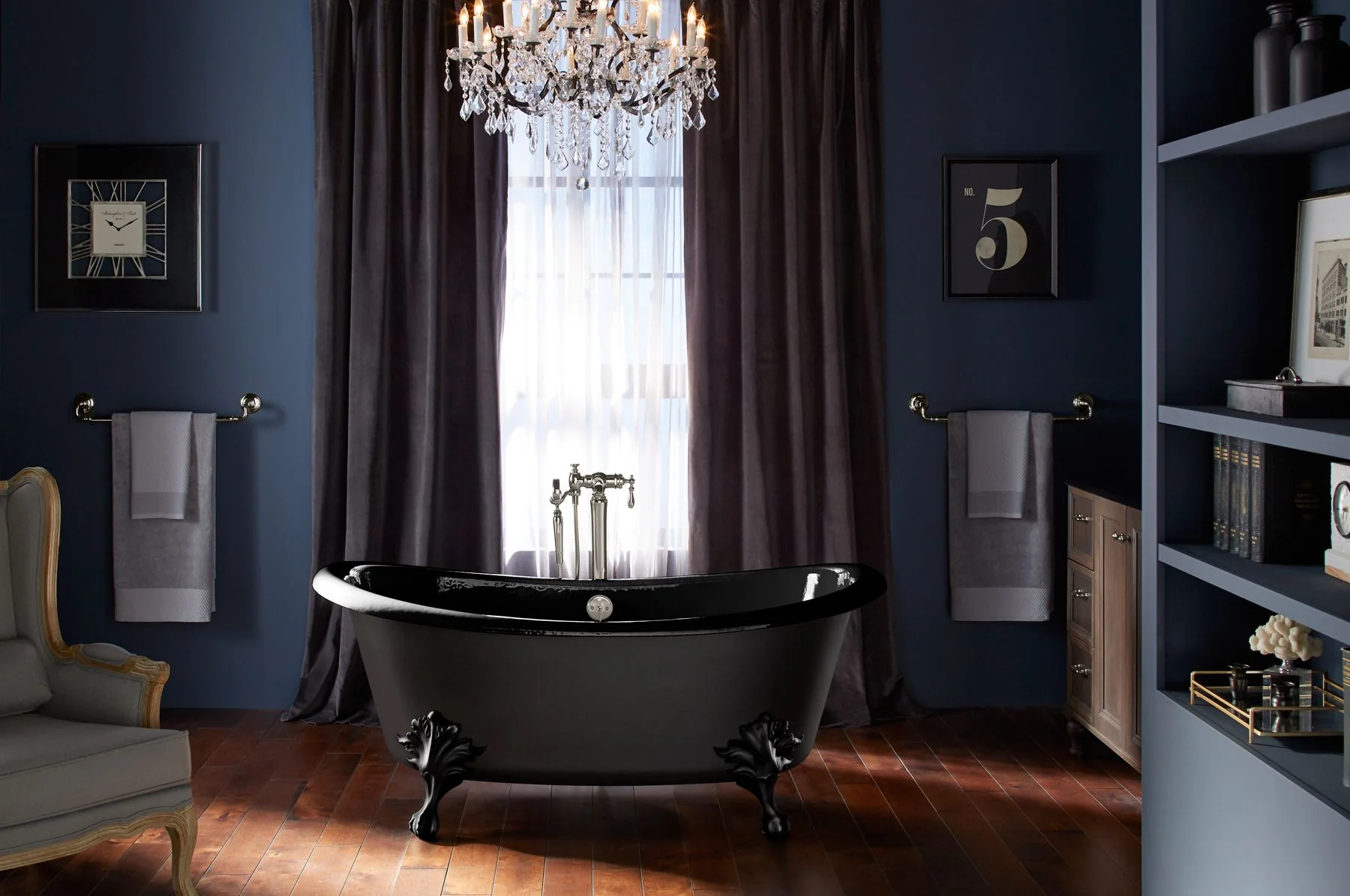 KOHLER K-21000-P5 Artifacts 66-1/4" x 32-1/2" freestanding bath - Image 9