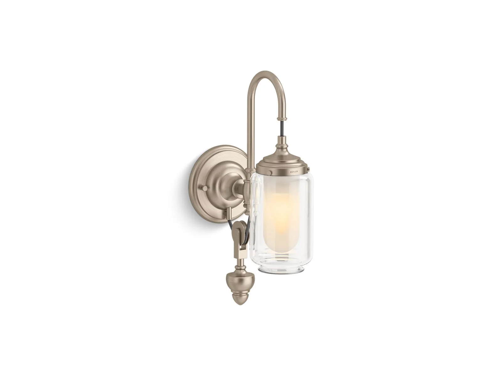 KOHLER K-72581 Artifacts One-light adjustable sconce - Image 3