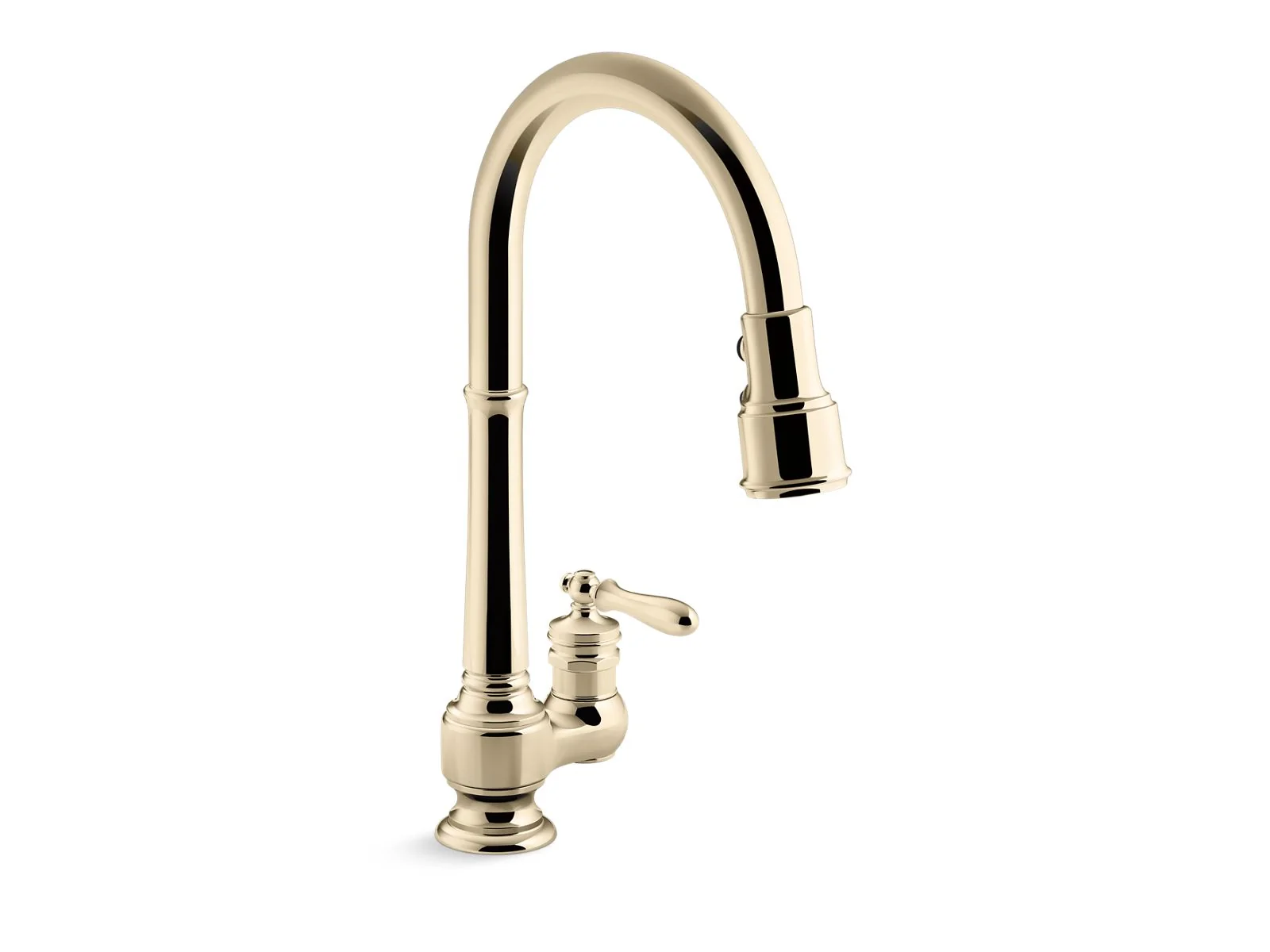 KOHLER K-99260 Artifacts Pull-down kitchen sink faucet with three-function sprayhead - Image 3