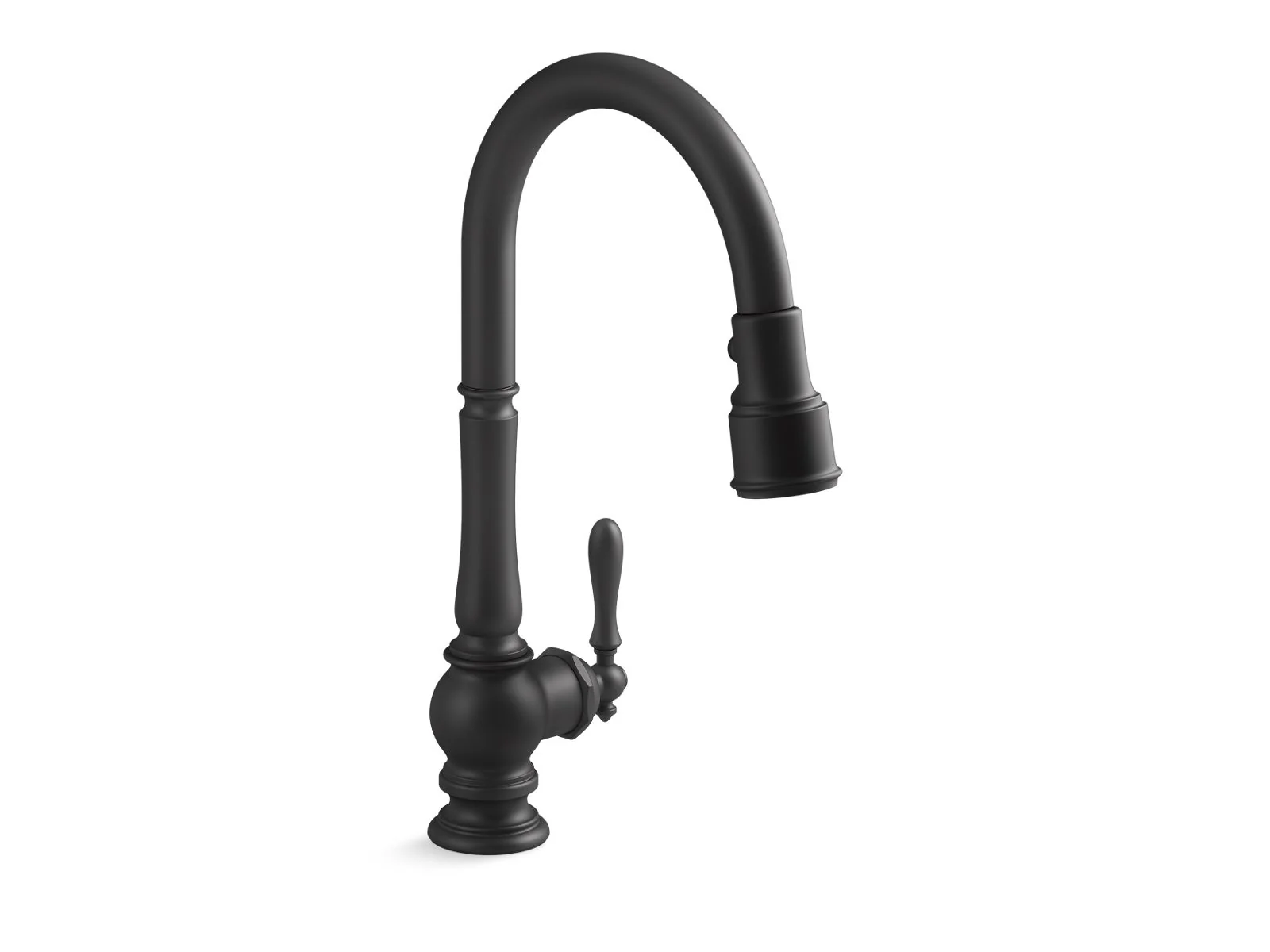 KOHLER K-99259 Artifacts Pull-down kitchen sink faucet with three-function sprayhead - Image 4