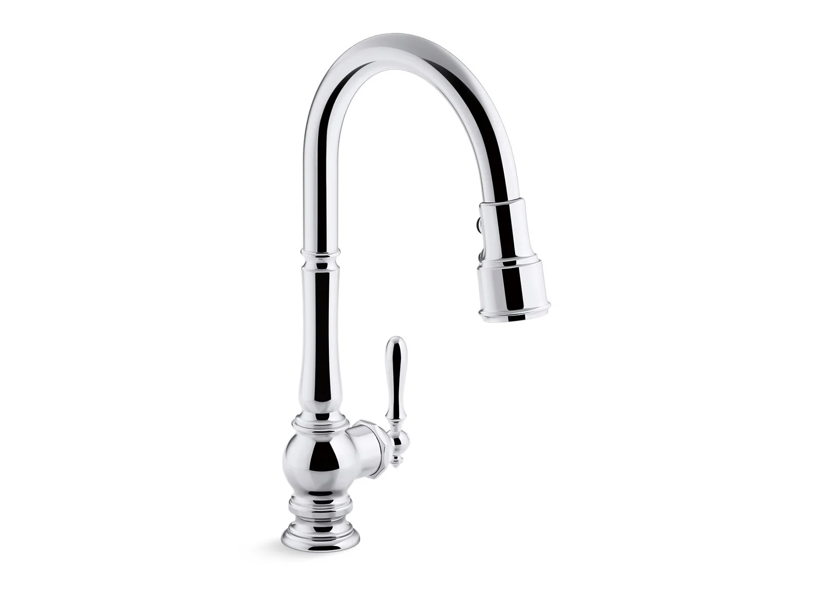 KOHLER K-99259 Artifacts Pull-down kitchen sink faucet with three-function sprayhead - Image 6
