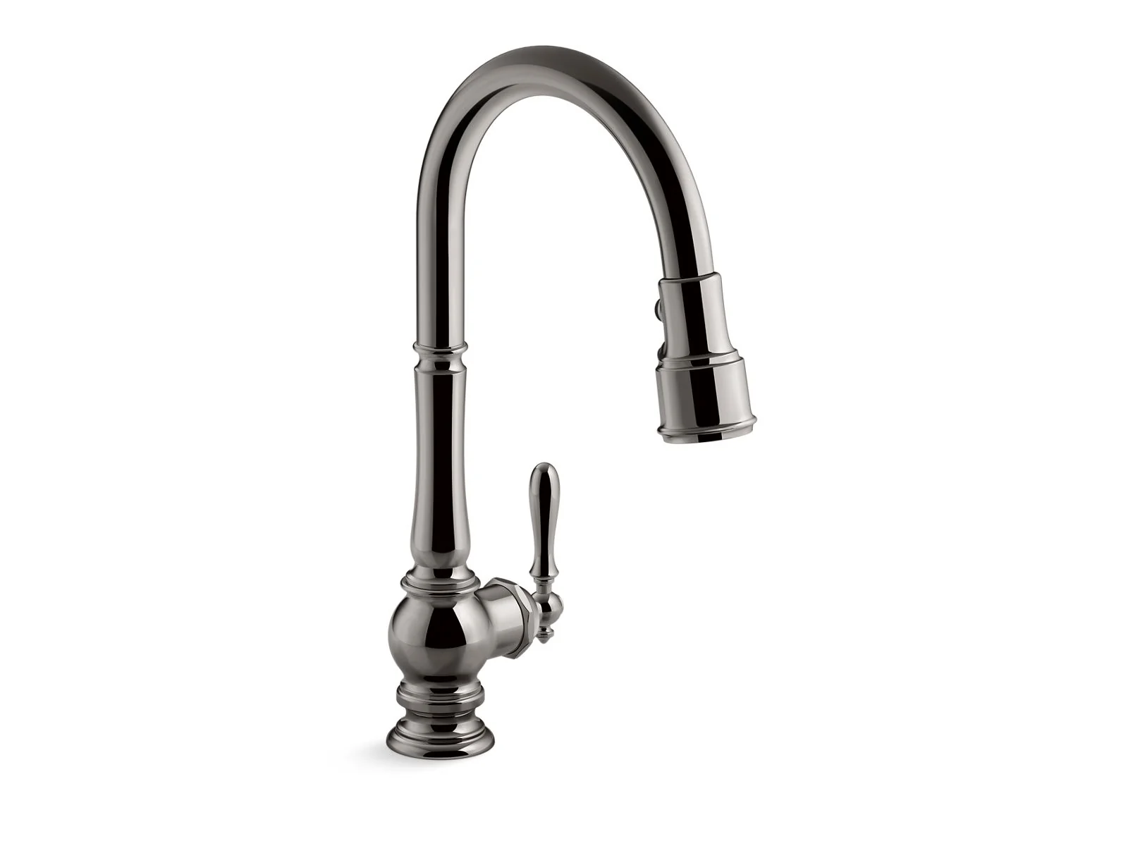 KOHLER K-99259 Artifacts Pull-down kitchen sink faucet with three-function sprayhead - Image 8