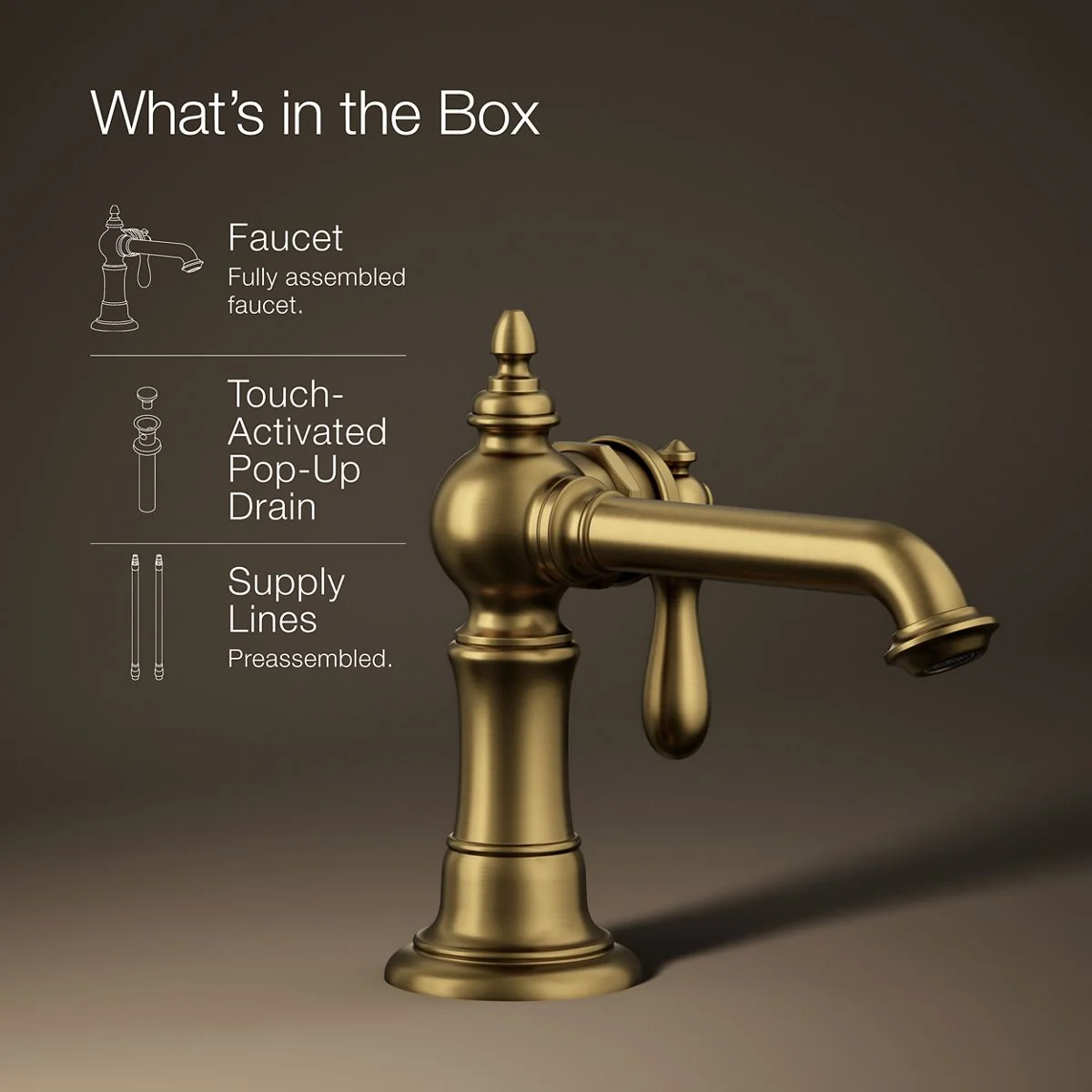 KOHLER K-72762-9M Artifacts Single-handle bathroom sink faucet, 1.2 gpm - Image 14