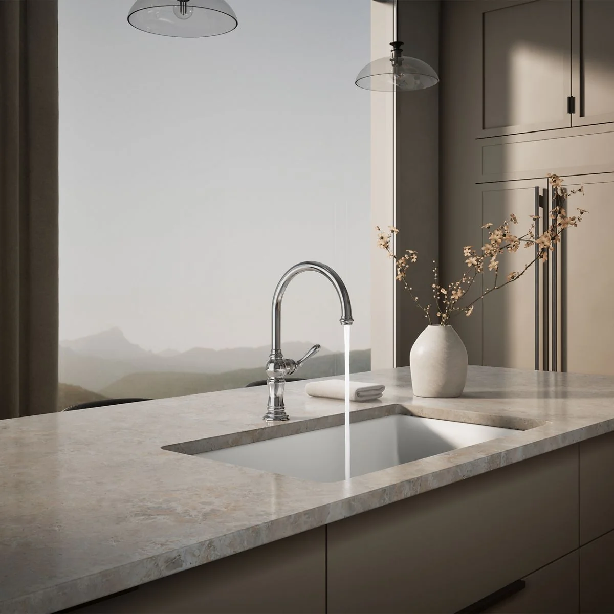 KOHLER K-99263 Artifacts Single-handle kitchen sink faucet - Image 33
