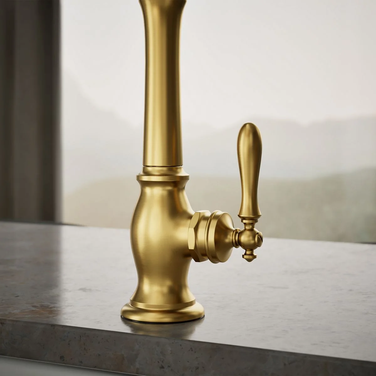 KOHLER K-99265 Artifacts Single-handle kitchen sink faucet with side sprayer - Image 11