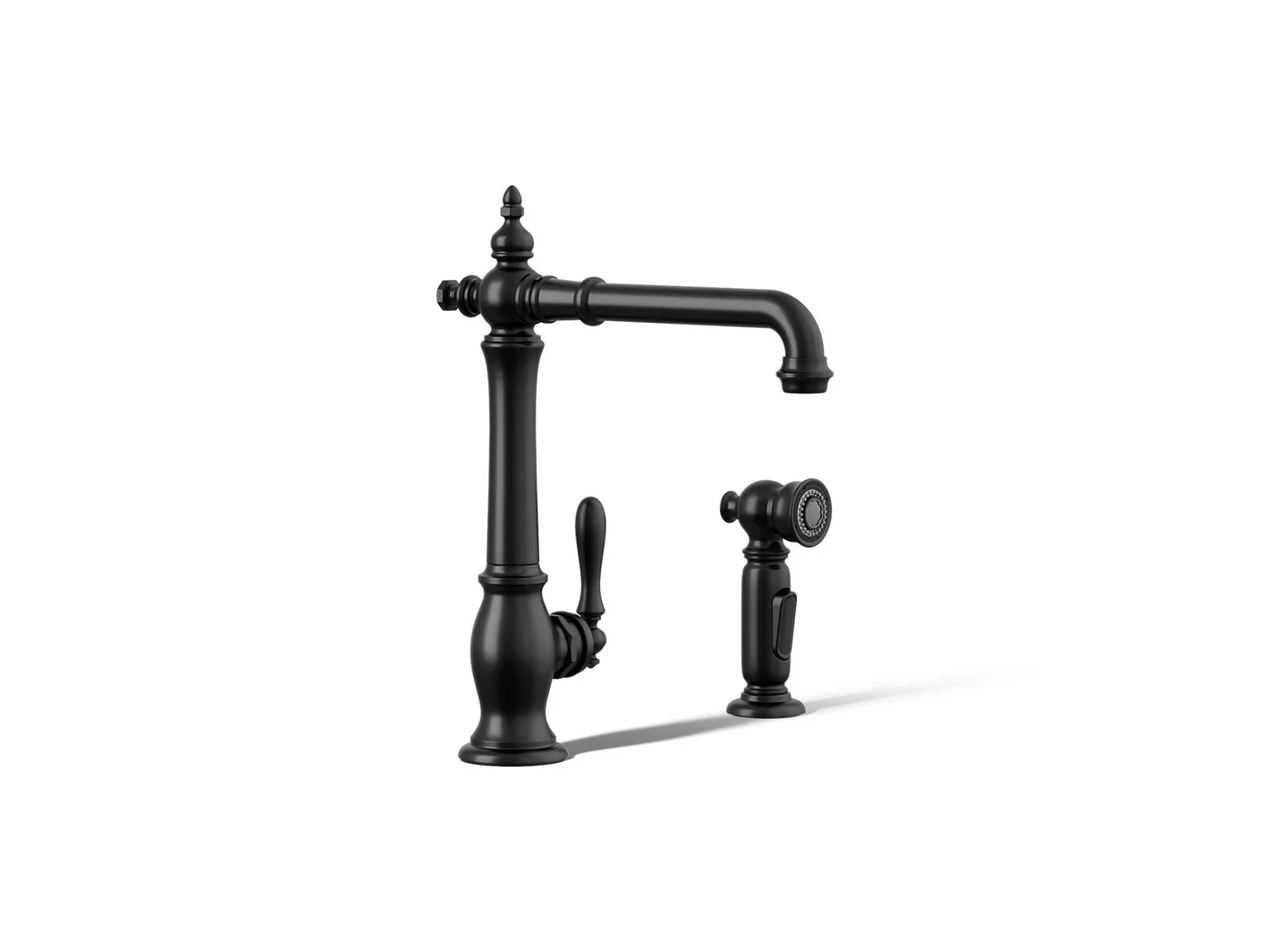 KOHLER K-99265 Artifacts Single-handle kitchen sink faucet with side sprayer - Image 15