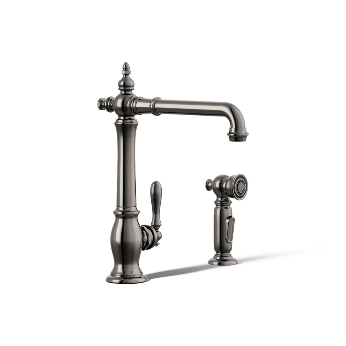 KOHLER K-99265 Artifacts Single-handle kitchen sink faucet with side sprayer - Image 33
