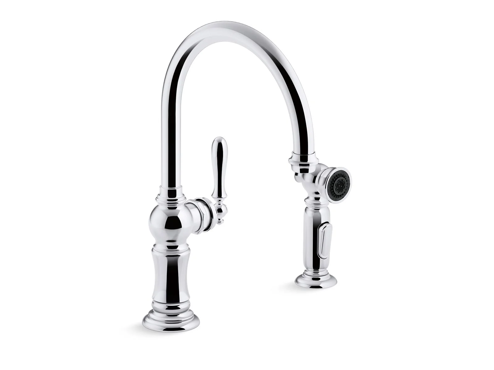 KOHLER K-99262 Artifacts Single-handle kitchen sink faucet with two-function sprayhead - Image 6