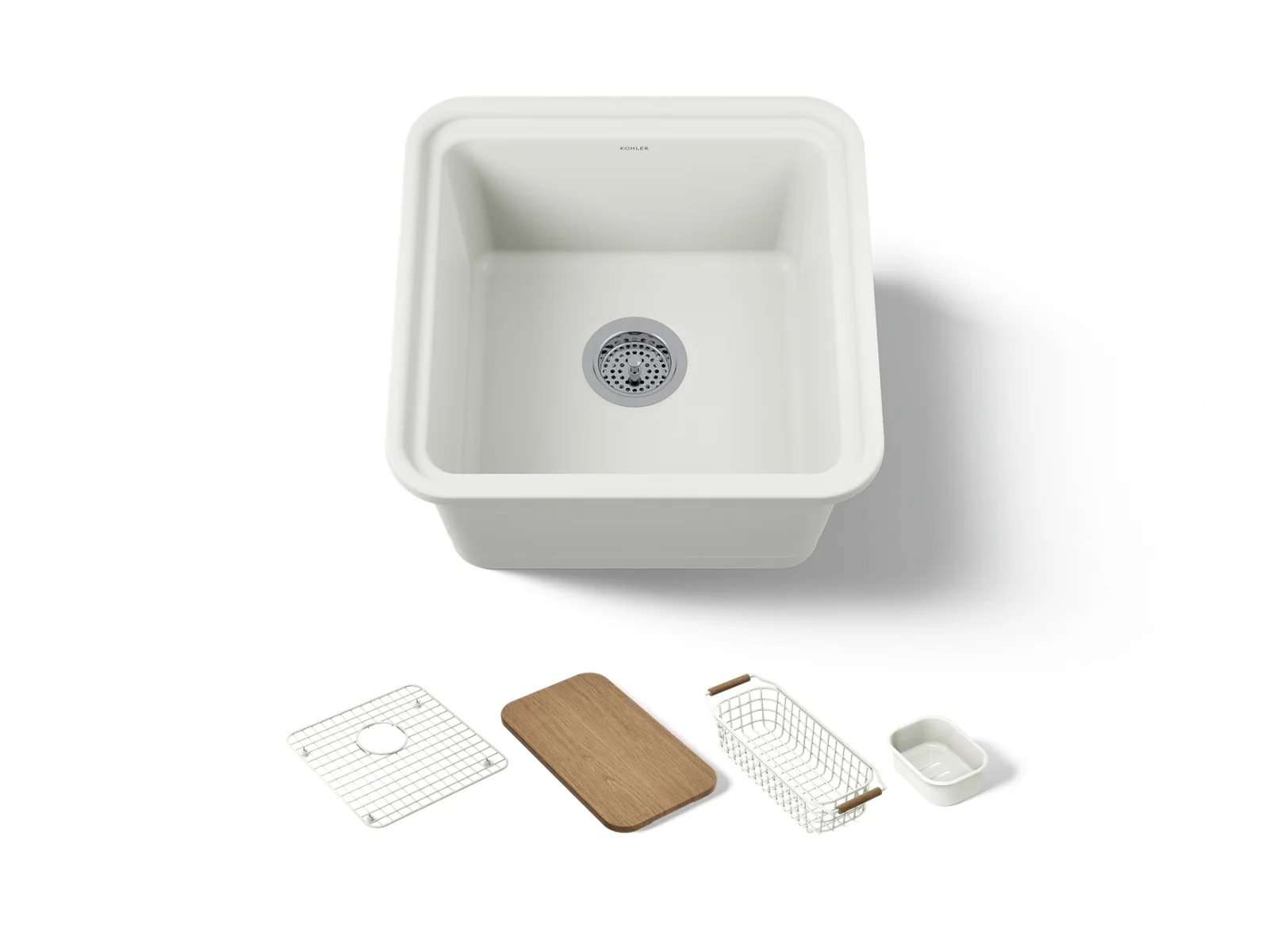 KOHLER K-36259-PC Audrine 18-5/8" undermount workstation bar sink - Image 6