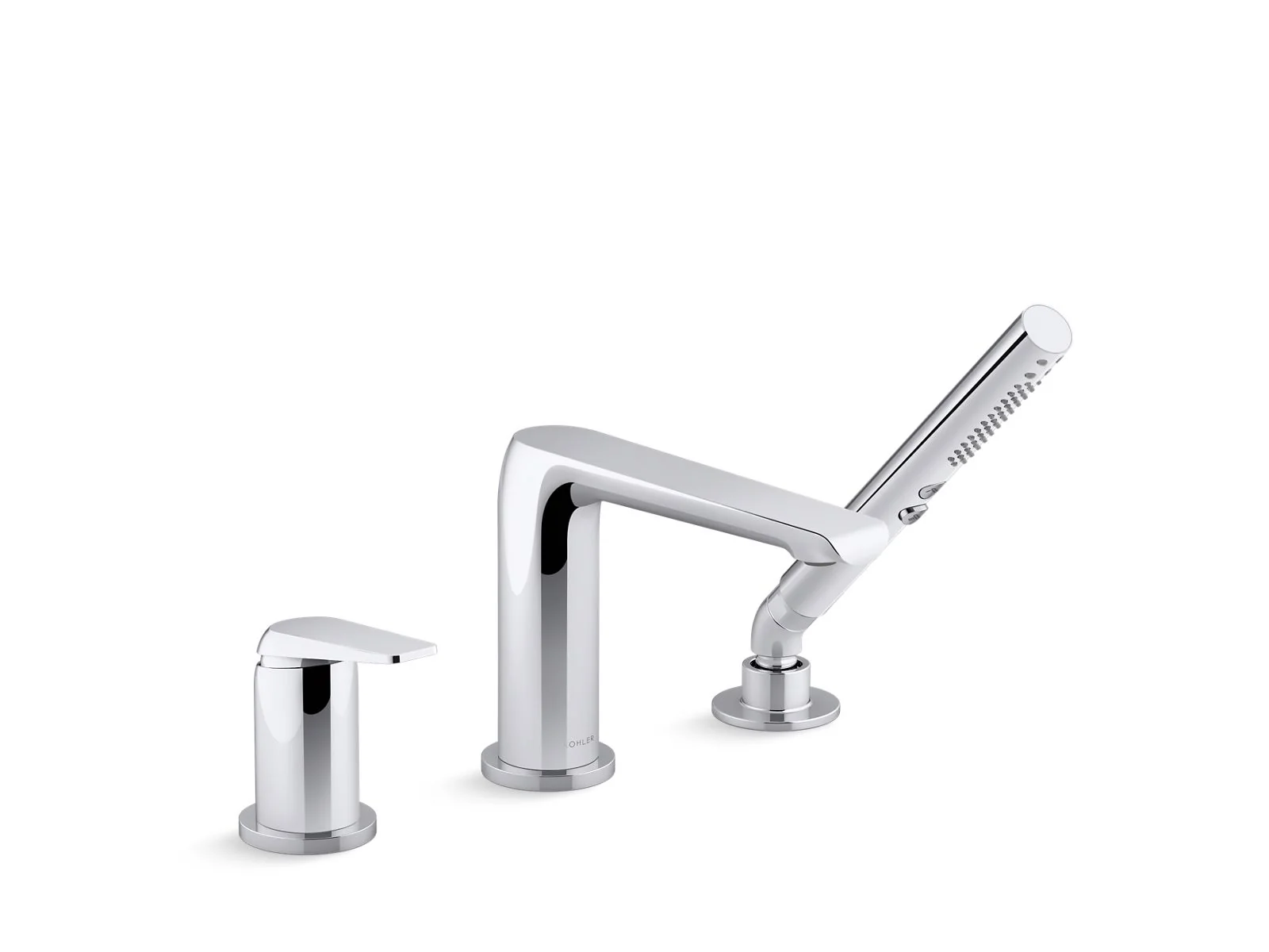 KOHLER K-97360-4 Avid Deck-mount bath faucet with handshower - Image 4