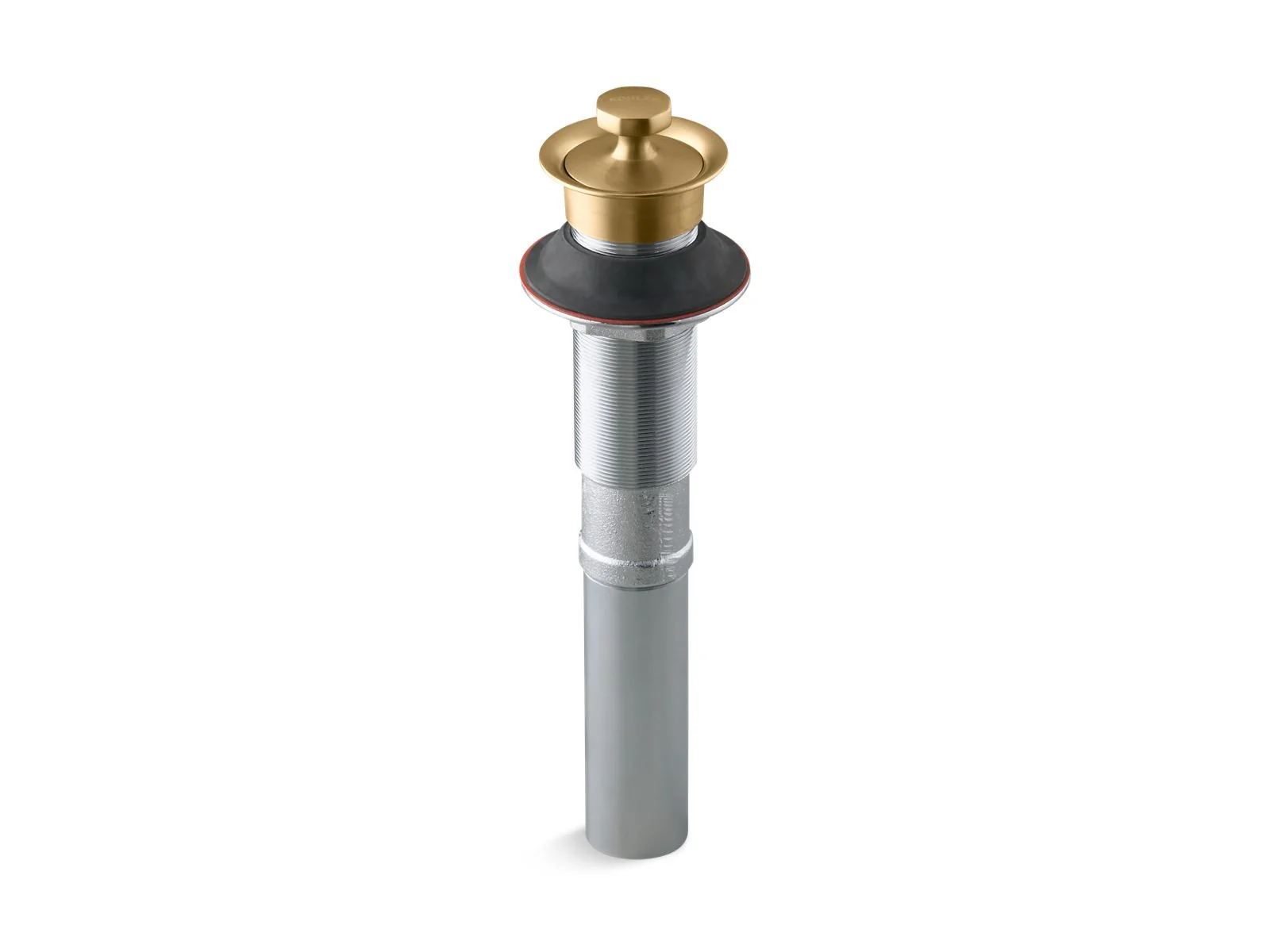 KOHLER K-7127 Bathroom sink drain with non-removable metal stopper and without overflow - Image 2