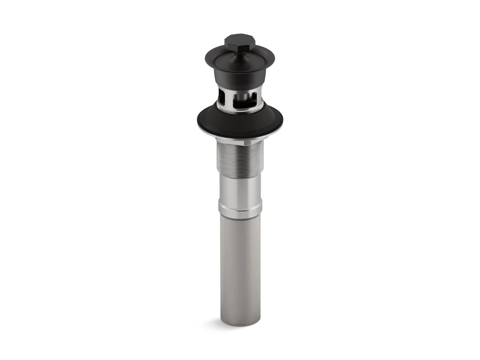 KOHLER K-7127-A Bathroom sink drain with overflow and non-removable metal stopper - Image 10