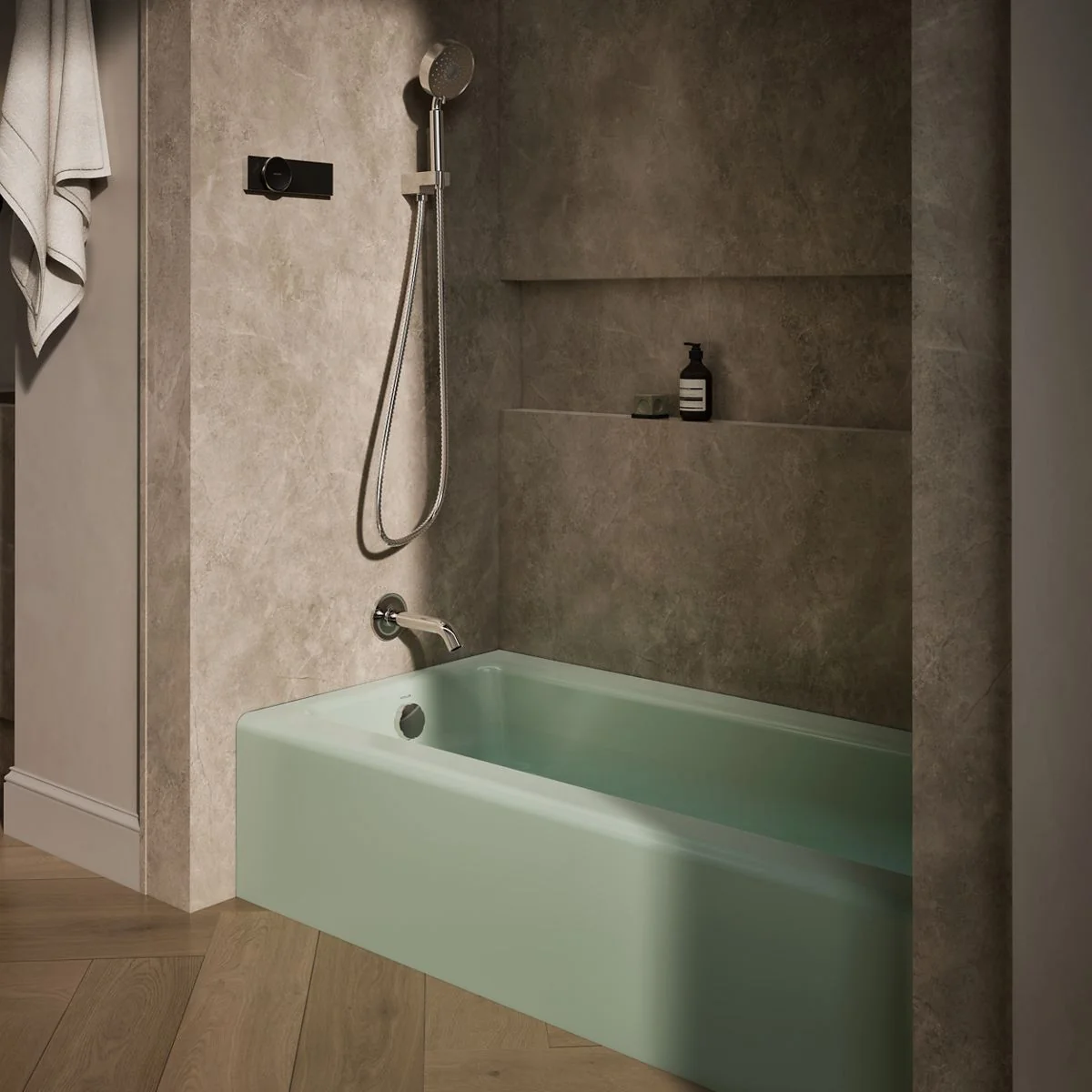 KOHLER K-837 Bellwether 60" x 30-1/4" alcove bath, left drain - Image 18