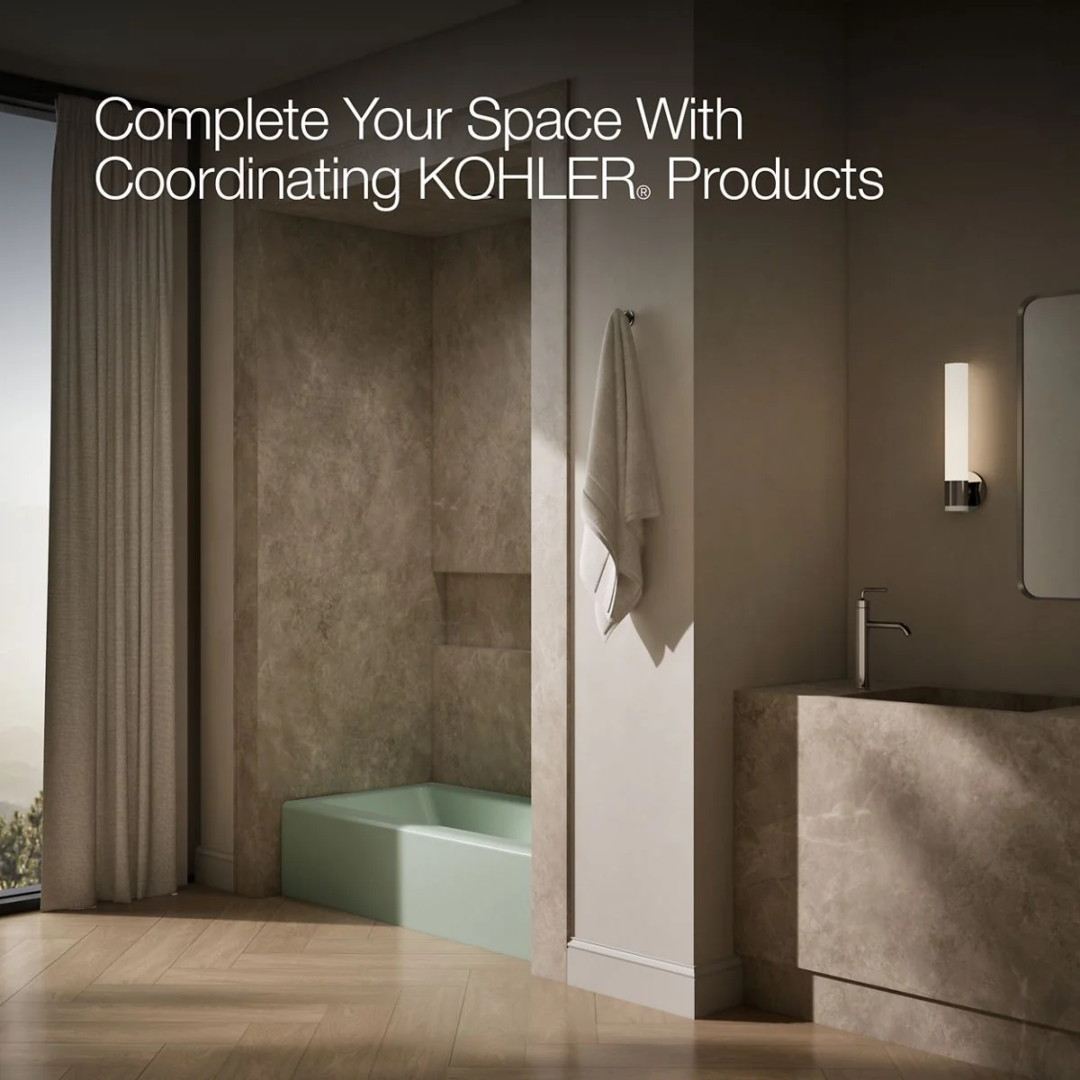 KOHLER K-838 Bellwether 60" x 30-1/4" alcove bath, right drain - Image 12