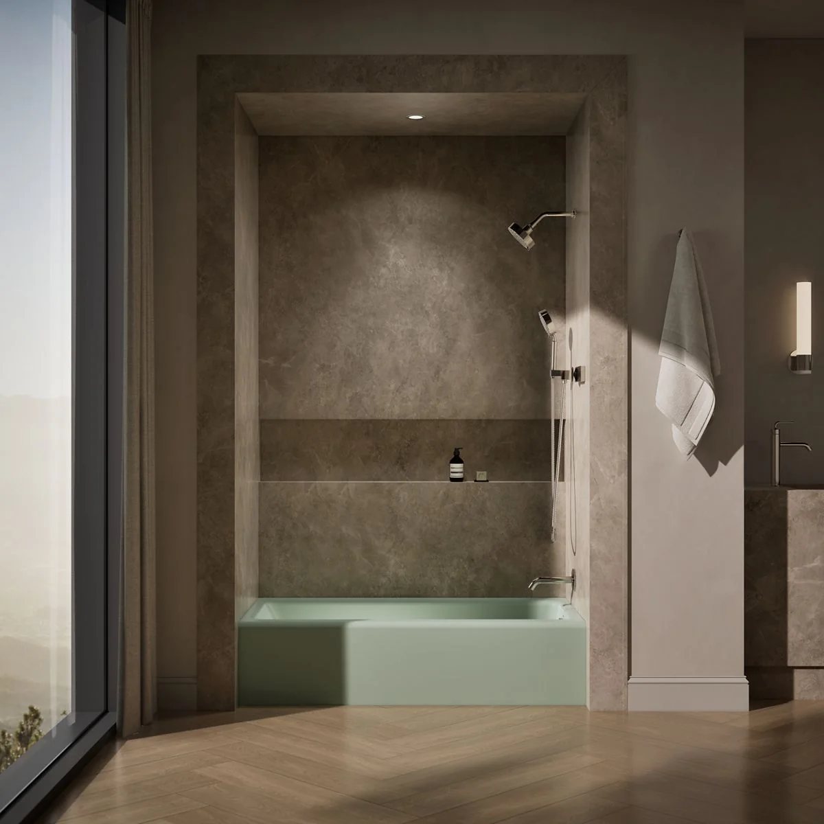 KOHLER K-838 Bellwether 60" x 30-1/4" alcove bath, right drain - Image 13