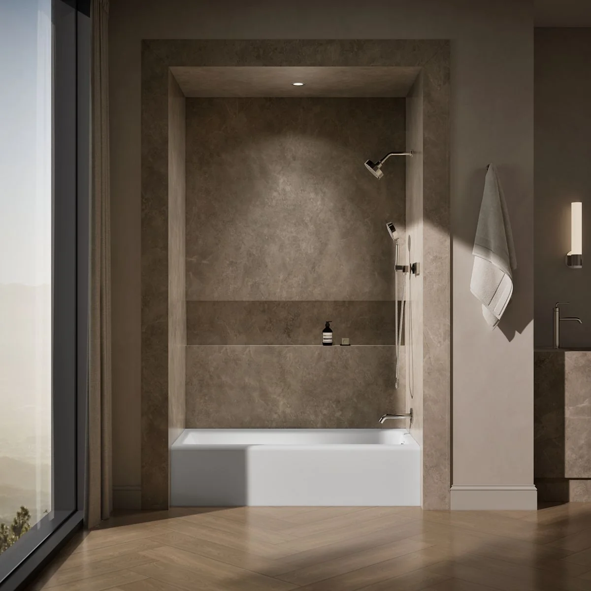 KOHLER K-838 Bellwether 60" x 30-1/4" alcove bath, right drain - Image 23