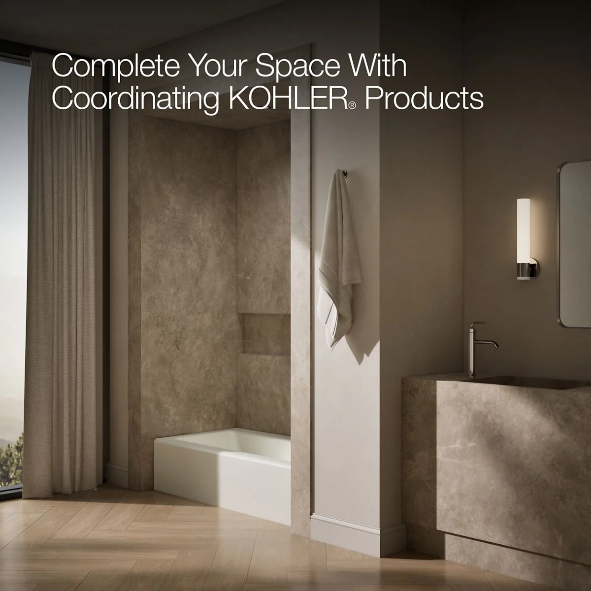 KOHLER K-838 Bellwether 60" x 30-1/4" alcove bath, right drain - Image 8