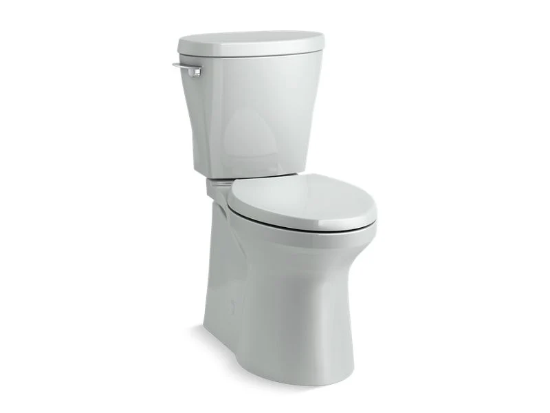 KOHLER K-20197 Betello Two-piece elongated toilet with skirted trapway, 1.28 gpf - Image 3