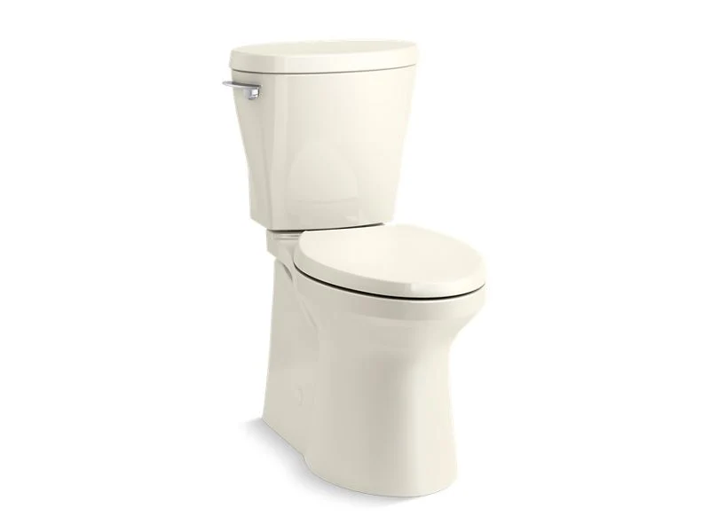 KOHLER K-20197 Betello Two-piece elongated toilet with skirted trapway, 1.28 gpf - Image 4