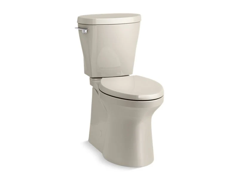 KOHLER K-20197 Betello Two-piece elongated toilet with skirted trapway, 1.28 gpf - Image 5