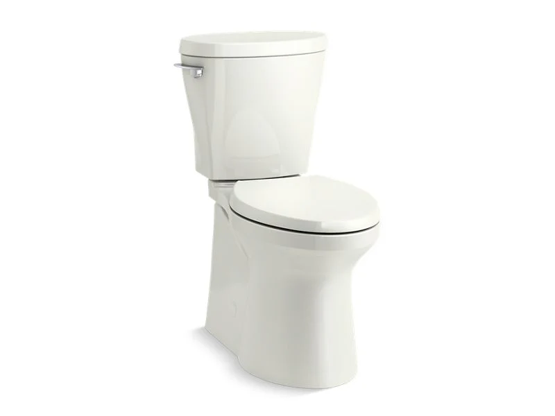 KOHLER K-20197 Betello Two-piece elongated toilet with skirted trapway, 1.28 gpf - Image 6