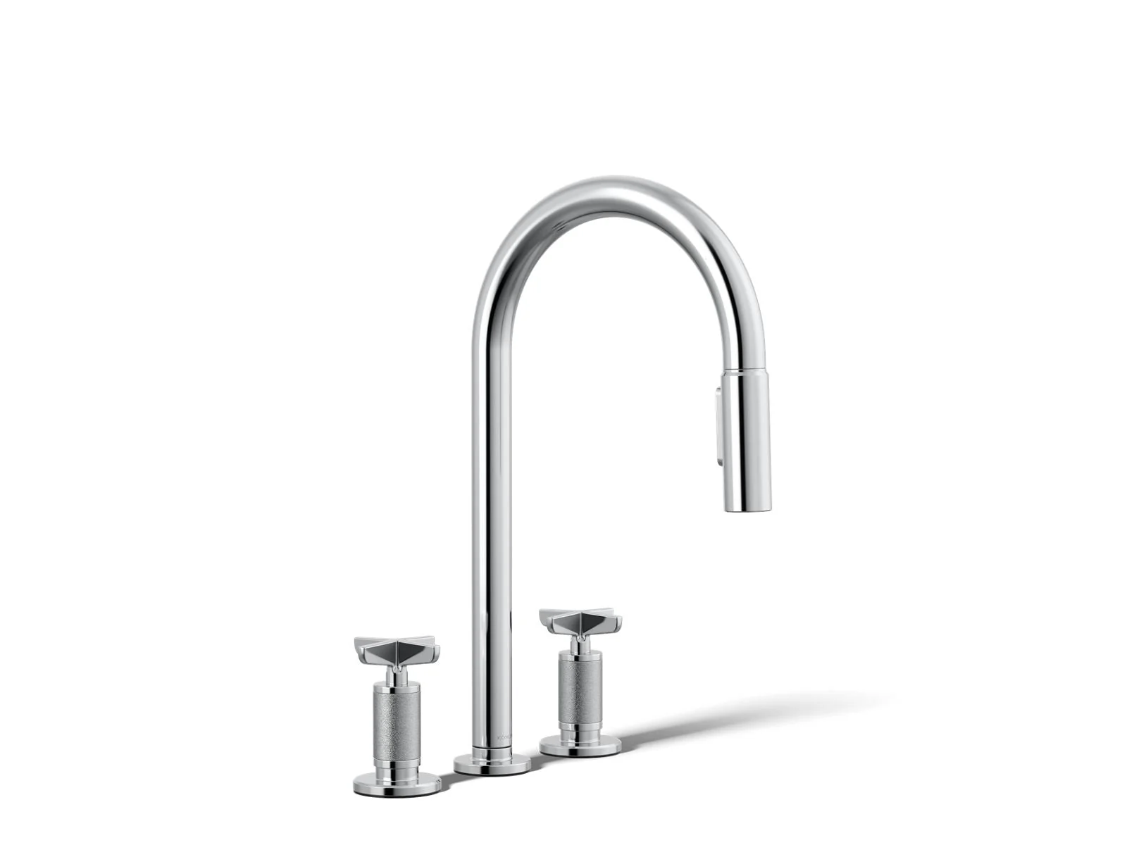 KOHLER K-28671-3 Billet Pull-down kitchen sink faucet with two-function sprayhead - Image 35