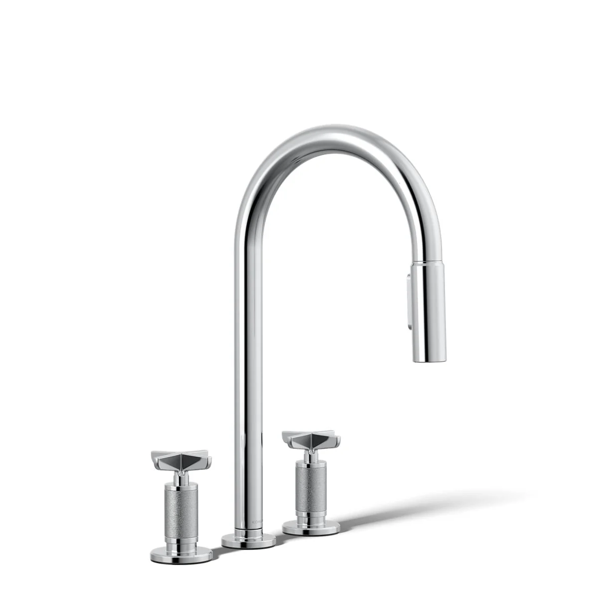 KOHLER K-28671-3 Billet Pull-down kitchen sink faucet with two-function sprayhead - Image 39