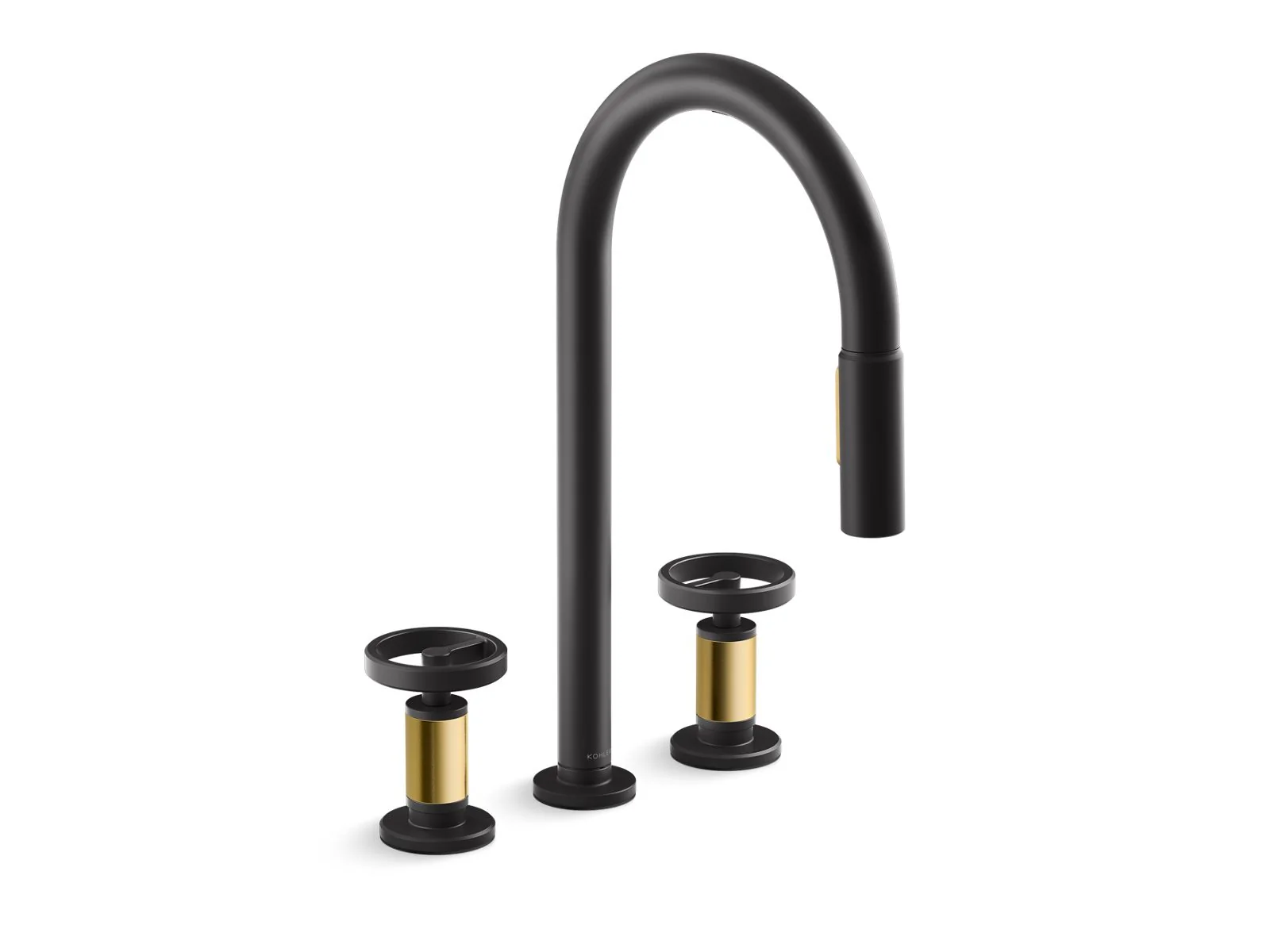 KOHLER K-28671-9 Billet Pull-down kitchen sink faucet with two-function sprayhead - Image 4