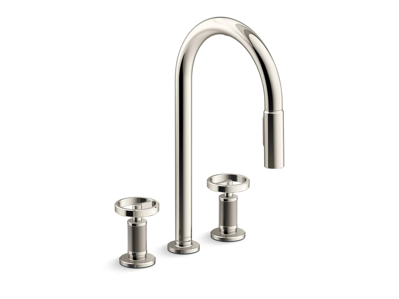 KOHLER K-28671-9 Billet Pull-down kitchen sink faucet with two-function sprayhead - Image 7