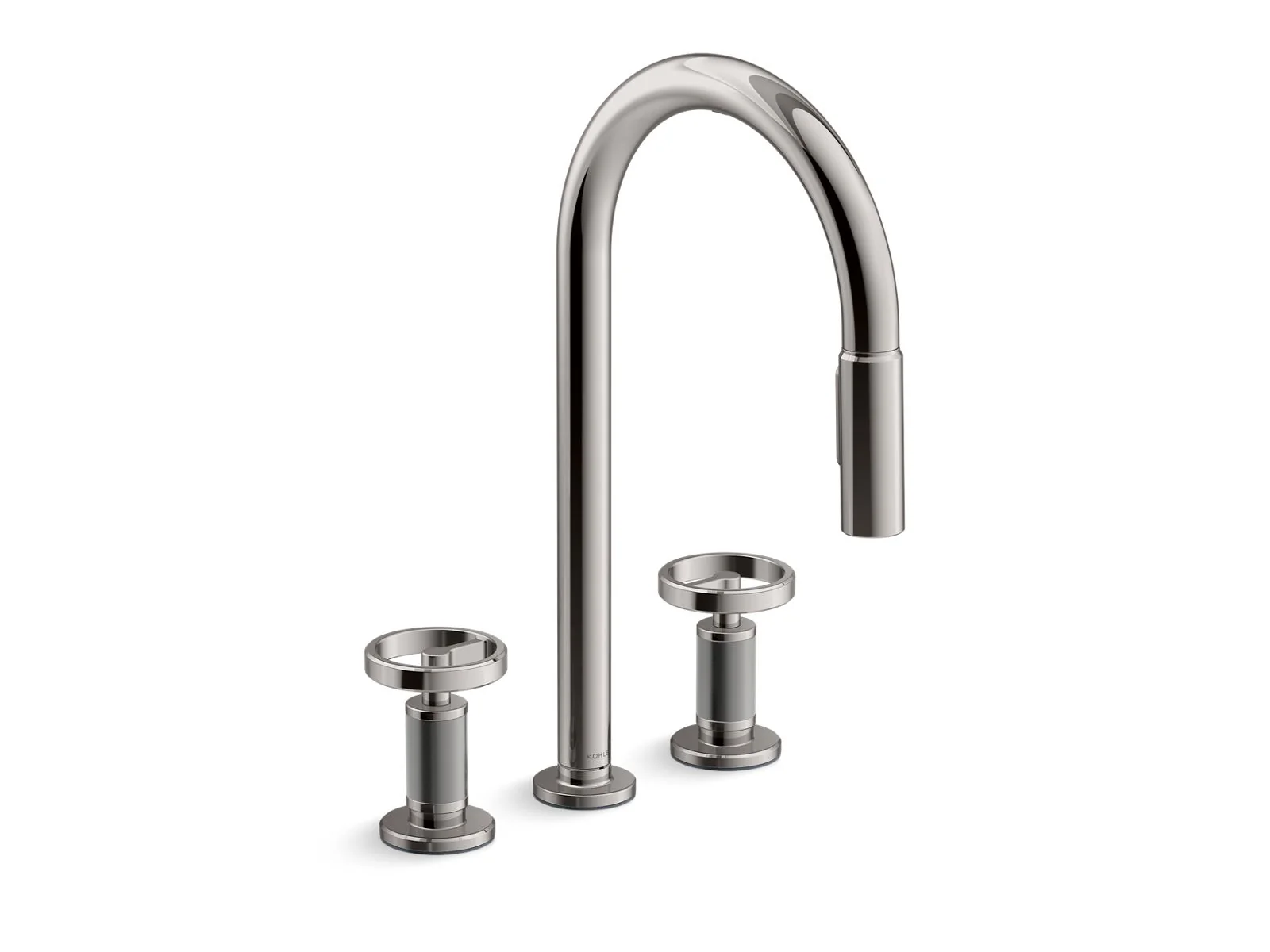 KOHLER K-28671-9 Billet Pull-down kitchen sink faucet with two-function sprayhead - Image 8