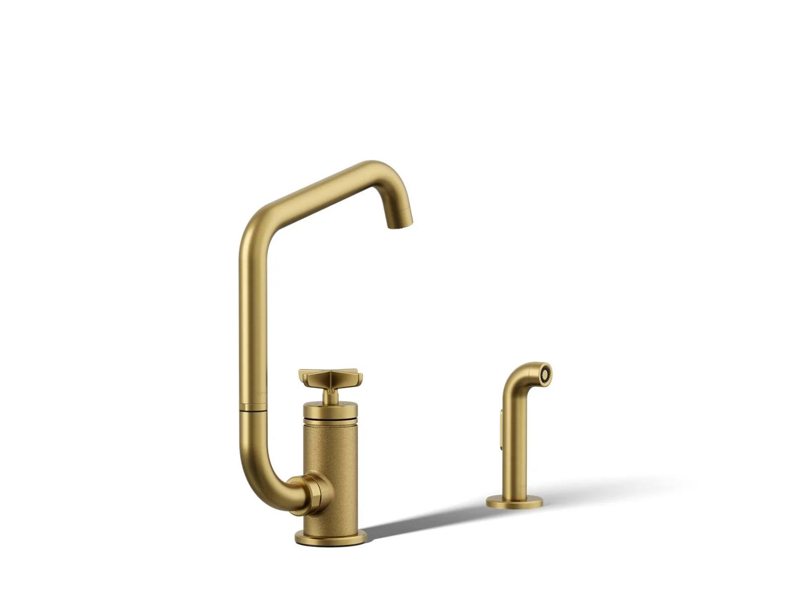 KOHLER K-28667-3 Billet Single-handle bar sink faucet with two-function extended-reach spout and side sprayer - Image 10