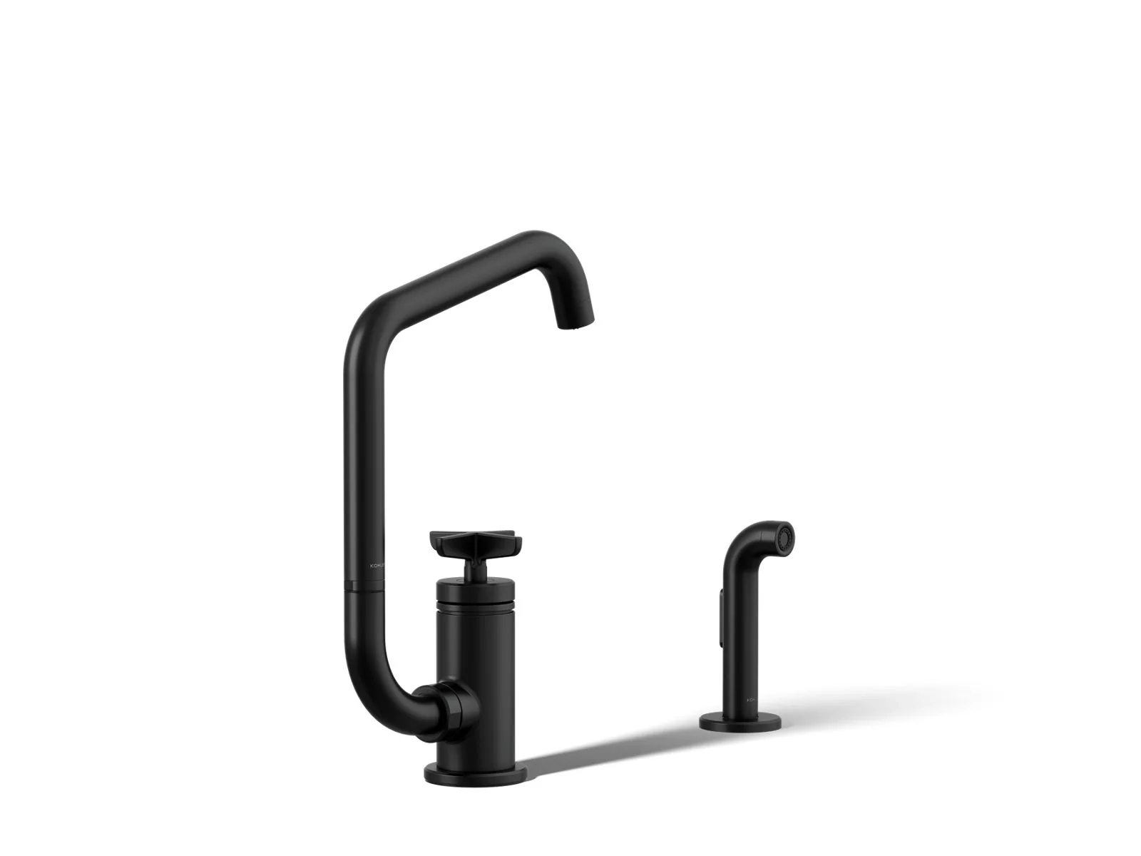 KOHLER K-28667-3 Billet Single-handle bar sink faucet with two-function extended-reach spout and side sprayer - Image 20