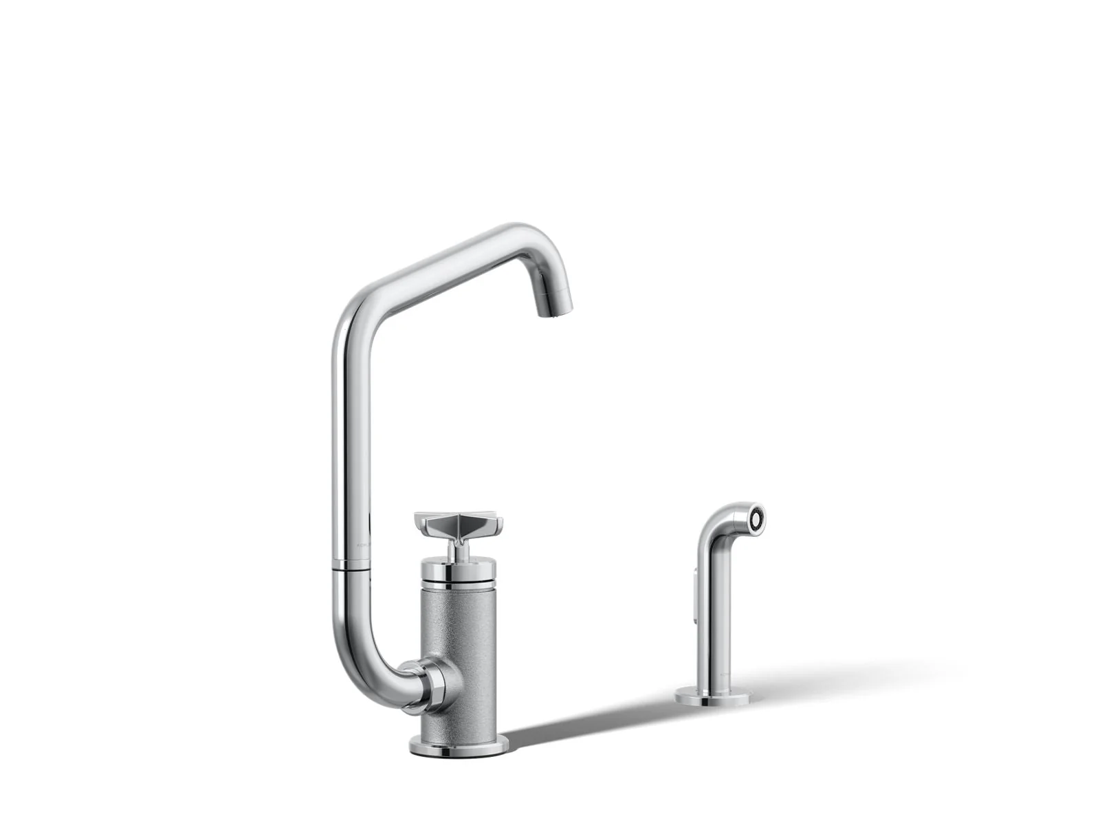 KOHLER K-28667-3 Billet Single-handle bar sink faucet with two-function extended-reach spout and side sprayer - Image 35