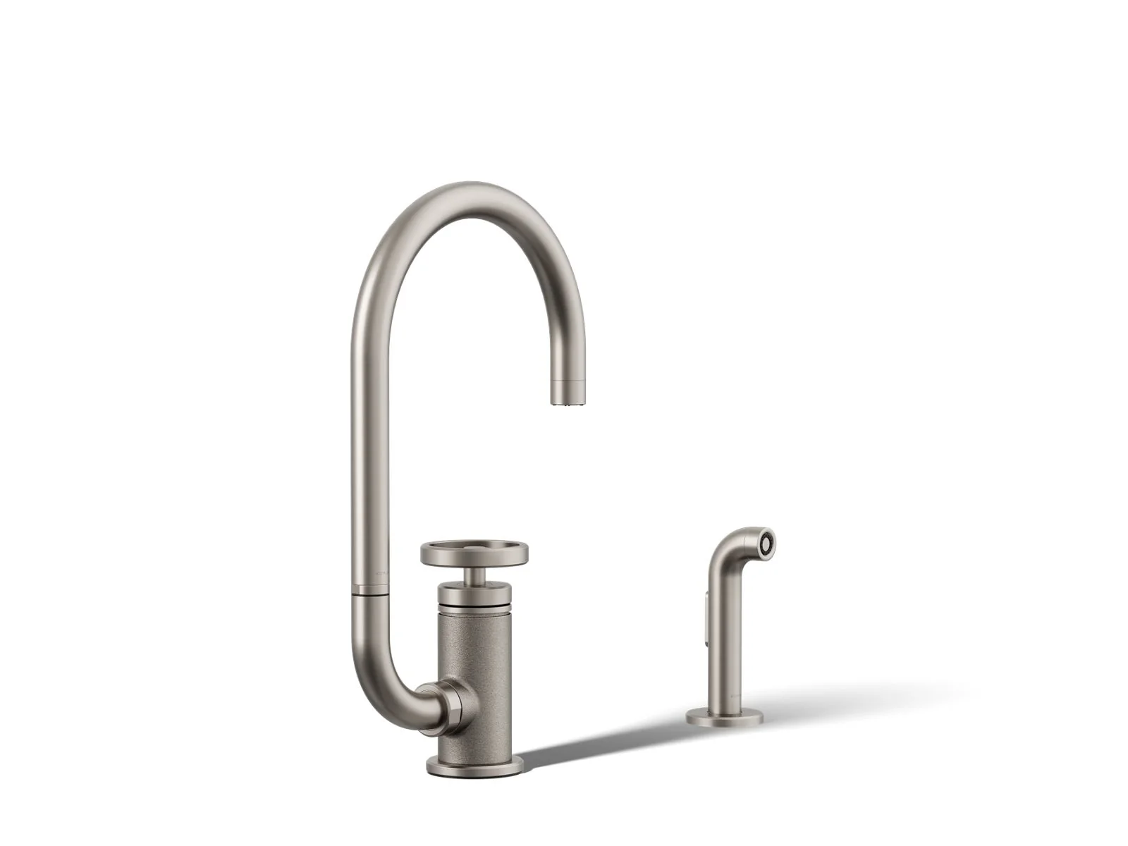 KOHLER K-28675-9 Billet Single-handle bar sink faucet with two-function extended-reach spout and side sprayer - Image 35